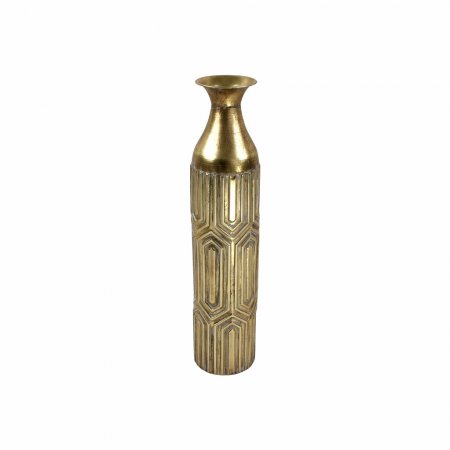 Wohn Accessoires Vase Luxor gold Metall Höhe 68cm Werner Voß