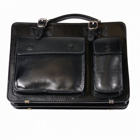 Aktentasche Leder schwarz Businesstasche Messengerbag Bürotasche