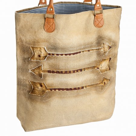 Handtasche Einkaufstasche Baumwolltasche Pfeile Gilde Handwerk